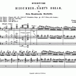 Performance of Midsummer Night's Dream by Mendelssohn